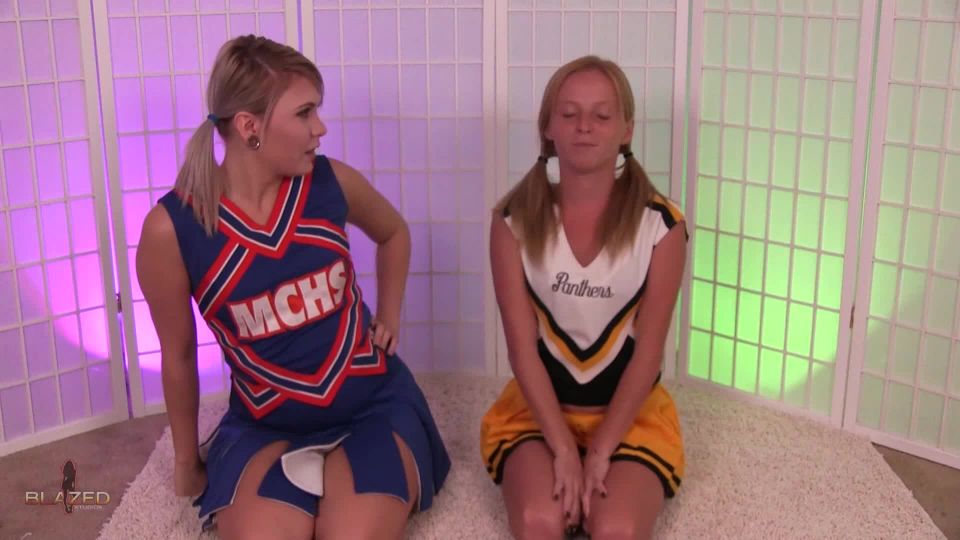 Alyssa Hart vs Olivia Kassady - Cheerleader Jerk Off - Jerky Sluts - handjob - handjob porn 