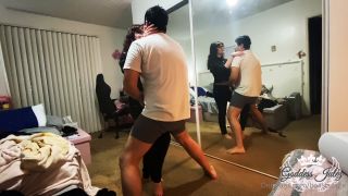 online porn clip 21 femdom sm femdom porn | Beastcage Ballbusting - Tanya beats the guy hard in the balls | fetish-7