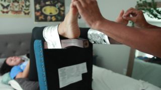 Chair Taped Tickling Foot!-6