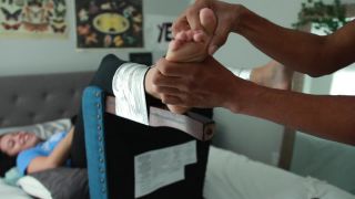 Chair Taped Tickling Foot!-7