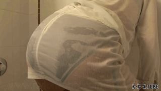 Vintage  StockingVideos  Wet See Through Toilet Panty Slut Ashley Large-7