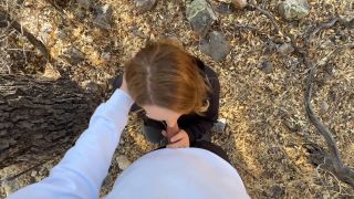 Big Tittie Wife Road Head  Swallowing Cum Outdoors 1080p-3