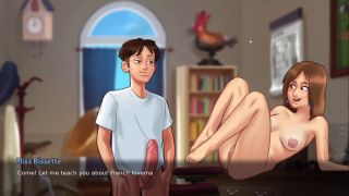 Summertime Saga Mia French Creampie Sex Scene - Sexy Porn Gameplay-5