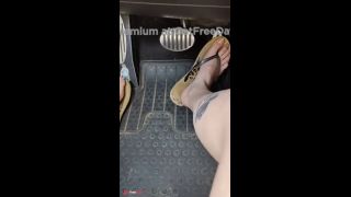 [GetFreeDays.com] Driving around town with natural nails and flipflops enjoying summer Adult Clip February 2023-2