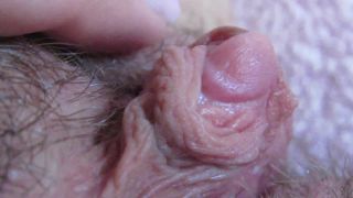 cuteblonde666 Extreme close up on my hairy pussy - Big Clits-5