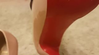 redtube femdom feet porn | Shoes – Rina Foxxy – red toes, nylon feet | high heels-7