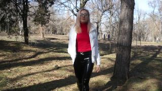 free porn clip 23 Shiny Leather Heaven aka Leather Love – Walking in Pants Outdoors | latex | big ass porn milf big ass licking-8