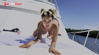 [GetFreeDays.com] Stunning Monika Foxxx masturbates and plays with big dildo on yacht Sex Film December 2022-2