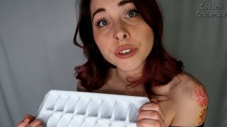 free xxx video 32 Goddess Gracie Haze - Get an Ice Tray Babe - CEI - cum eating - femdom porn redhead fetish-8