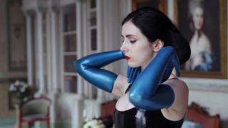 free adult video 23 Miss Ellie Mouse – Cinematic Dance in Blue Latex - joi - brunette girls porn bdsm suspension-0