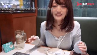 Japanese slut gives quick blowjob and cums in mouth at the entrance-1