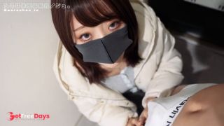 Japanese slut gives quick blowjob and cums in mouth at the entrance-7