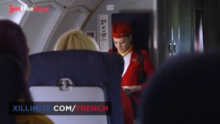 Secret sex with a stewardess during a flight-0