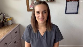 adult xxx video 9 Nina Crowne – Angry Nurse Gloved Handjob - jerkoff instructions - femdom porn asian femdom whipping-5
