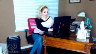 free porn video 7 cinderella foot fetish Goddess Kristie - Office Tease, joi on feet porn-4