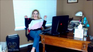 free porn video 7 cinderella foot fetish Goddess Kristie - Office Tease, joi on feet porn-9