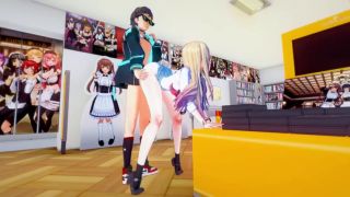 Cartoon Marin Kitagawa Fucked In Manga Store in school uniform HMV-5