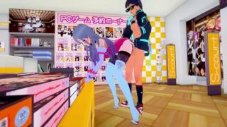 Cartoon Marin Kitagawa Fucked In Manga Store in school uniform HMV-8