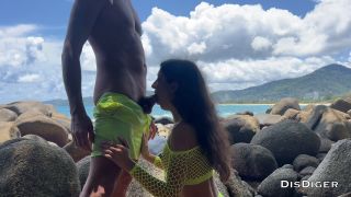 Young Couple Fucking Hot On A Public Beach Overlooking The Sea 1080p-3