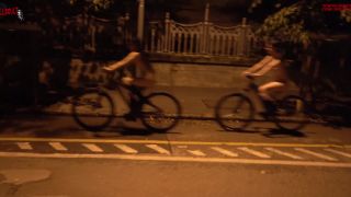 Riding Our Bike Naked Through The Streets Of The City  Dollscult 1080p-2