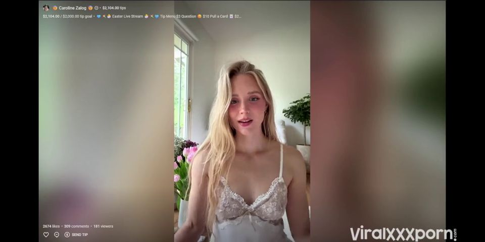  caroline zalog Caroline Zalog  $500 Camshow Video Part 1 Caroline Zalog