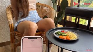 [GetFreeDays.com] Public Squirt. Girl Came to Lunch Without Panties Porn Clip June 2023-3