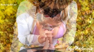 free video 22 luscious lopez femdom Insanely erotic handjob in autumn park , female domination porn on handjob porn-5