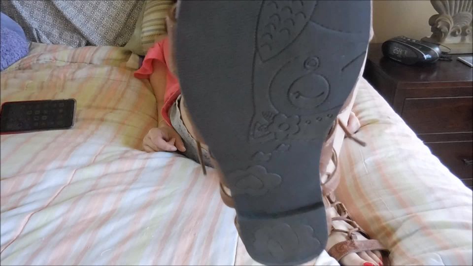 free adult clip 1 Teasing you with my strappy sandals | foot fetish | amateur porn femdom library