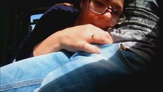 Blowjob in public in a full train Teen!-5