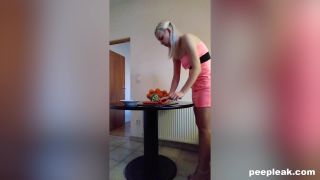 online adult video 5 Peep Leak - Cute Amateur Babe Masturbates With A Carrot | fetish | femdom porn lycra fetish-0