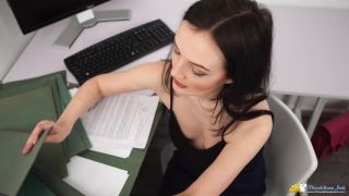 DownBlouse Jerk - Faye - Take A Load Off on femdom porn forced femdom-3