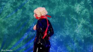 online xxx clip 15 Sexy rubber gagged MILF: Arya Grander bondaged in latex | fetish | fetish porn summer brielle bdsm-5