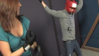  Shauna has her loser tied up and unable to get away or dodge her punches  -3