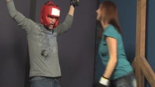  Shauna has her loser tied up and unable to get away or dodge her punches  -8