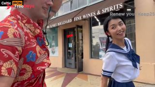 Fantastic Japanese Schoolgirl Marica Hase Relishes Cum from her Torrid White Man.-6