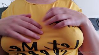 Lisa ASMR Lisaasmr - braless yellow shirt scratching rubbing 17-11-2020-0