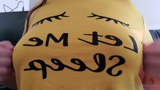 Lisa ASMR Lisaasmr - braless yellow shirt scratching rubbing 17-11-2020-8
