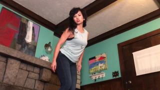 online porn clip 31 Blue Jean Barefoot Ball Stomping 1080 HD – Mistress Lucy Khan, asian scandal on feet porn -4