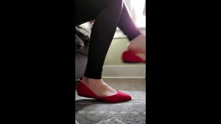 Sloans Paws Sloans Paws aka sloan_paws - 10-08-2020 OnlyFans Video - New red flats dangle video fetish-0