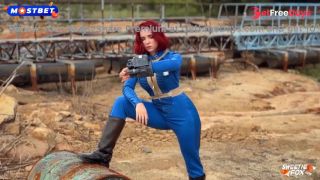 [GetFreeDays.com] Fallout Cosplay - Redhead Dweller of Shelter 33 Rough Fucks with Stranger till Facial Porn Leak July 2023-1