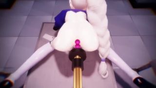 Ahegao RWBY - Weiss Machine Anal Pleasure-7