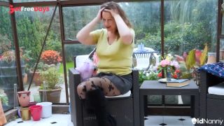 Busty British MILF Eva Jayne Solo Masturbation - OLDNANNY-0