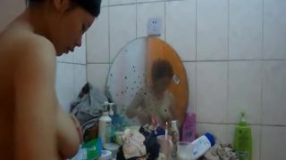 Fuckable asian girl peeped in the shower International!-6