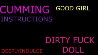 Cum Countdown Joi intense dirty cumming instructions to make you A GOOD NEEDY WHORE (AUDIO ROLEPLAY) INTENSE DIRTY-2