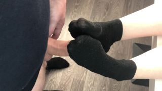 fuck teen girl black socks after job, foojob & socksjob black socks cum _[lovely-femdom - best femdom porn 2022]-2