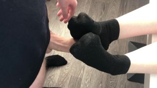 fuck teen girl black socks after job, foojob & socksjob black socks cum _[lovely-femdom - best femdom porn 2022]-6