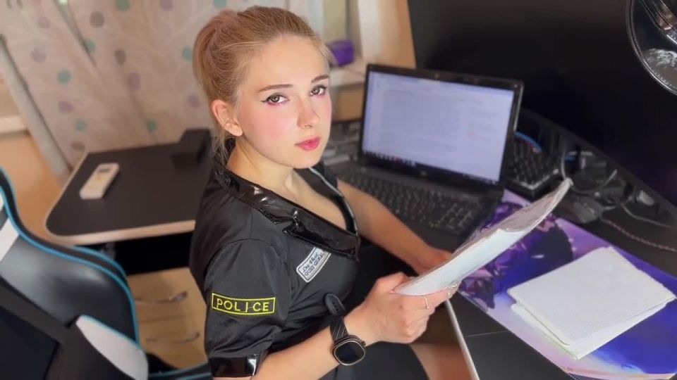 A Cute Police Officer Bribed Her Superiors 720p