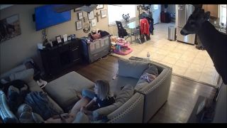 Living Room Handjob MILF Wife Ip Cam Hack Voyeur!-0