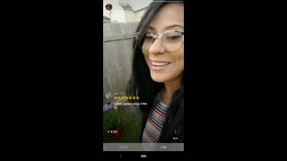 [Amateur] Husband surprises IG Influencer while she's live. Cums on her face.-4