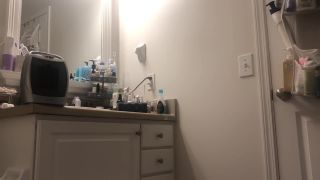 sexy tattooed girl before and after shower. hidden cam-2
